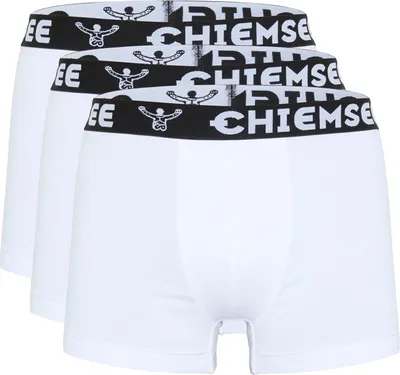 Produktbild von CHIEMSEE Herren Boxershorts, 3er Pack - Shorts, Logobund, einfarbig Weiß L