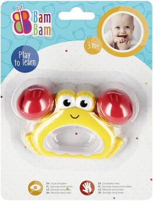 Immagine prodotto di Sonaglietto a forma di granchio BamBam