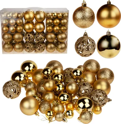 Produktbild von Golden Christmas Bombes Xxl Set 100 Stück Bomben 6/4/3Cm 100 Stück