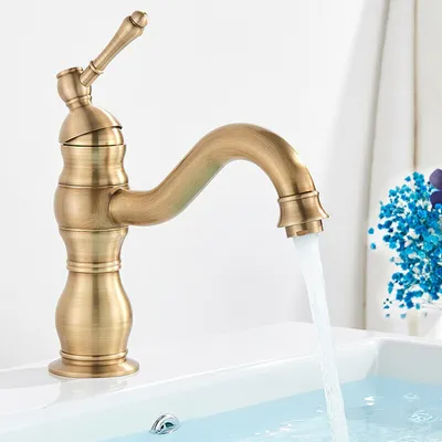 Produktbild von Wasserhahn Bad Waschbecken Waschtischarmatur Hoch Badezimmer 360° Mischbatterie