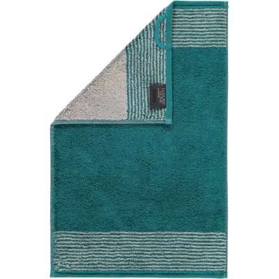 Image de Serviette d'invité Two-Tone à motifs