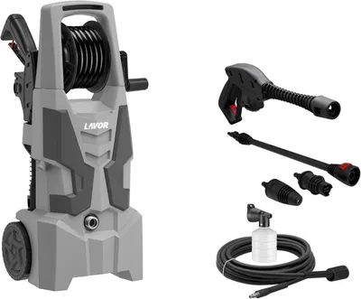 Immagine prodotto di Idropulitrice - Pistola ad alta pressione - Pressione massima: 150 bar - Motore: 1900 watt - Macchina per la pulizia