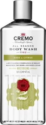 Zdjęcie produktu dla CREMO - Żel pod prysznic dla mężczyzn o zapachu SAGE & CITRUS 473 ml