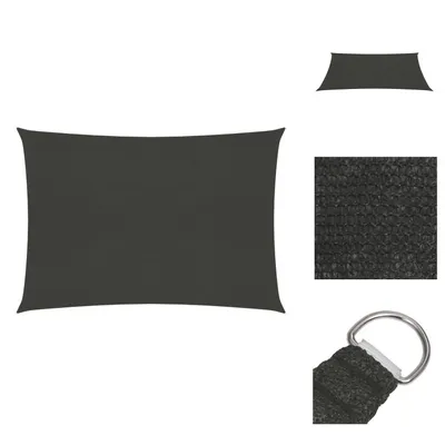 Produktbild von vidaXL Sonnensegel 160 g/m² Anthrazit 4x5 m HDPE -  Sonnenschirme & Sonnenschutze