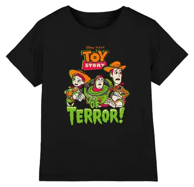 Produktbild von Toy Story Group Terror Uni Kinder T-Shirt, 5–6 J – Größe 5-6 Jahre, Schwarz
