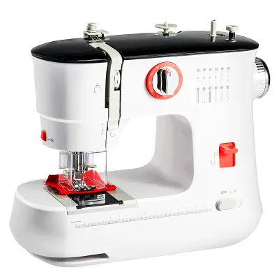 Image de Mini-machine à coudre électrique 12 points avec table d'extension, version EU
