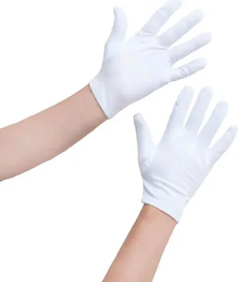 Produktbild von Oblique Unique Damen Handschuhe Pantomime Butler Kostüm - weiß