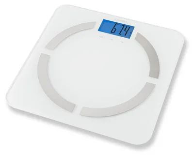 Image de Pèse-personne avec analyse corporelle Tomado TBS0401W - blanc