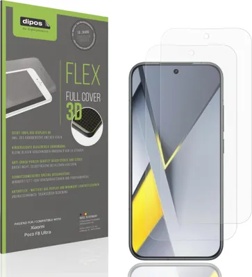 Image de 2x Full Cover mat Film pour Xiaomi Poco F8 Ultra Film de protection ecrán