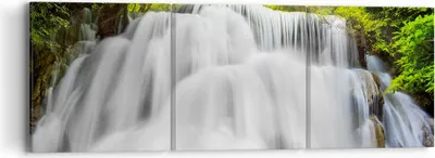 Produktbild von Bild auf Leinwand - Leinwandbild - Park natur landschaft - 90x30cm - Wand Bild - Wanddeko - Leinwanddruck - Bilder - Kunstdruck - Wanddekoration - Leinwand bilder - Wandkunst - CA90x30-2511