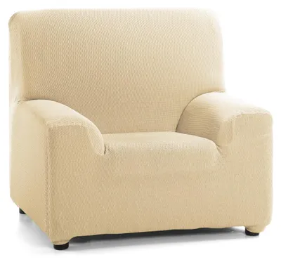 Produktbild von Martina Home Tunez elastischer Sofabezug, Stoff, Beige, 1-Sitzer (70 bis 110 cm)