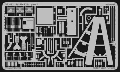 Produktbild von Eduard Accessories 18t Zugkraftwagen Famo mit Tiefladeanhg. für Pz.Kpfw.Sd.Ah.116 Fotoätzsatz 3935471