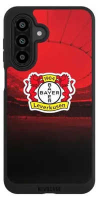 Produktbild von NIVOCASE Handyhülle für Samsung Galaxy A17 5G  Hülle NIVOpure Case Schwarz Bayer 04 Leverkusen Offizielles Lizenzprodukt Stadion