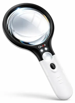 Produktbild von LED Lupe Leselupe mit Licht Beleuchtung 10-fach Vergrößerungsglas Juwelierlupe