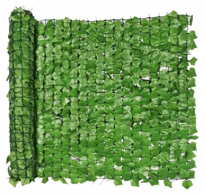 Image de Panneau de protection végétal en faux lierre, résistant aux UV, fabriqué à partir de matériaux respectueux de l'environnement, dimensions : 1 x 2,5 mètres