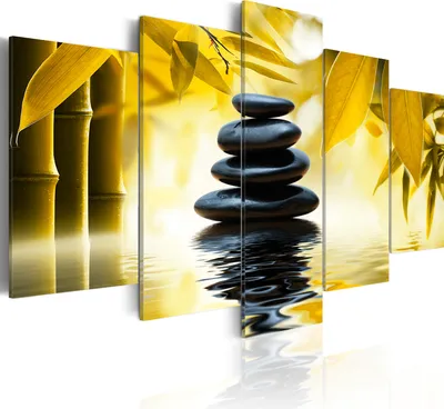 Image de Tableau mural moderne 020110-168 (200x100) - 5 pièces Photographie sur intissé Tableau mural Décoration murale Tableaux Art imprimé