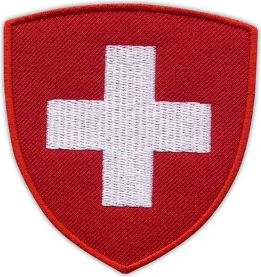 Produktbild von Patchion Coat of arms of Switzerland - Sew-on - Embroidered Patch/Badge/Emblem