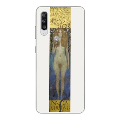 Produktbild von MuchoWow® Handyhülle Schutzhülle Hülle für Samsung Galaxy A70 Nuda veritas - Gustav Klimt Silikon Softcase Handy Hülle - Schutzhaube