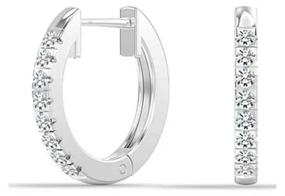 Immagine prodotto di Orecchini a cerchio da donna, in argento sterling 925, modello BIPE070