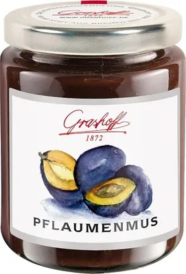 Image de Purée de prunes Grashoff au goût délicieux et incomparable 250g