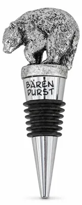 Produktbild von Weinflaschenverschluss Bär - Silber