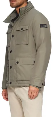 Produktbild von s.Oliver 2150269.7906.L, Männlich, Erwachsener, Regular fit, Kleidungsknopf, Reißverschluss, Baumwolle, Olive