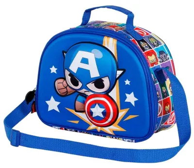 Produktbild von Karactermania Captain America Marvel Avengers Brotdose Blau  Blau One Size