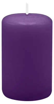 Produktbild von Stumpenkerzen 80 x Ø 50 mm, Violett, 16 Stück