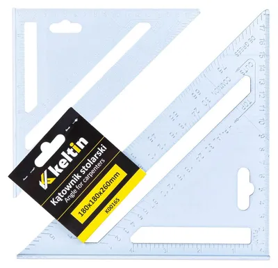 Immagine prodotto di Squadra da falegname e per edilizia professionale ,utensile per carpentiere, per misurazioni rapide, 180 x 180 x 255mm