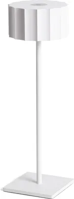 Produktbild von LED Tischlampe 3W Tragbar für Außen mit Wiederaufladbarem USB Akku Cesc Weiß