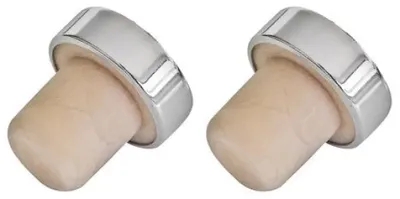 Zdjęcie produktu dla Fackelmann 49554, Beżowy, Stal nierdzewna, Silikon, Stal nierdzewna, 3 cm, 2 szt.