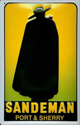 Produktbild von Blechschild Sandeman Port & Sherry Schild Nostalgie Werbeschild
