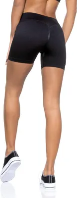 Produktbild von Stark Soul® Scrunch Shorts Damen High Waist – Booty Push-Up Sportshorts Figurformend, - Schwarz - Gr: S
