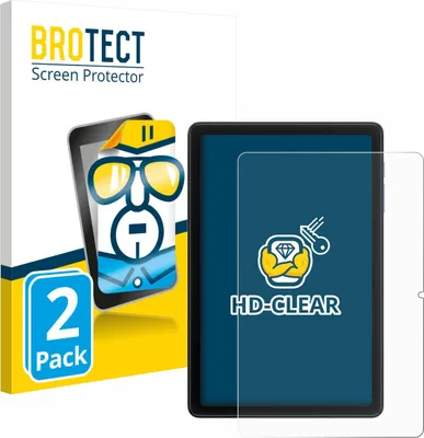 Produktbild von 2x Für Blackview Tab 20 WiFi Schutzfolie BROTECT Displayschutz Display Schutz Folie Klar Transparent