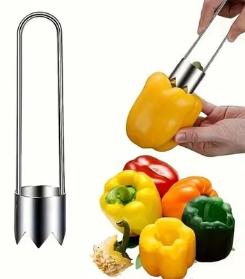 Produktbild von GKA Edelstahl Entkerner Gemüse & Obst Kernentferner Paprika Apfel Birne Gurke