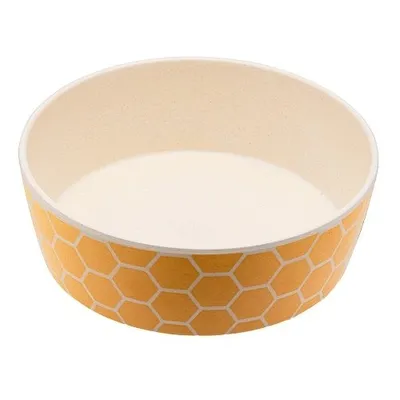 Image de Gamelle pour chien, BecoBowl - Bamboo-honeycomb-S