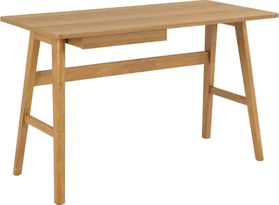 Produktbild von Actona Barnett, Schreibtisch, Homeoffice, Gerade, Rechteckige Form, Eiche, Eiche