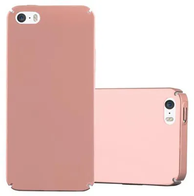 Produktbild von Cadorabo Hülle für Apple iPhone 5 / 5S / SE 2016 Schutzhülle in Rosa Hard Case Handy Hülle Etui
