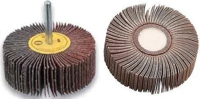 Image de Disque KONNER FW603, 60x30 mm, P040, a lamelles, sur tige, pour perceuse 10 pièces