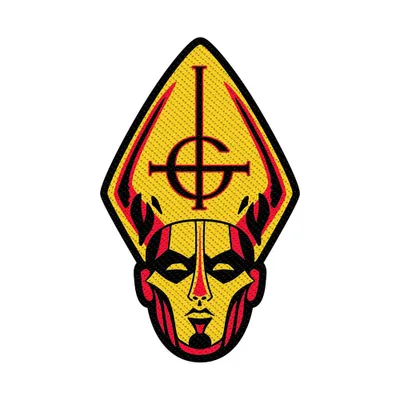 Produktbild von Ghost Papa Head Aufnäher zum Aufnähen