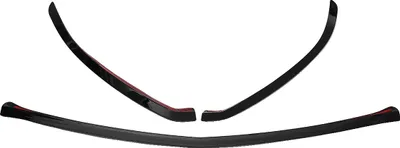 Produktbild von Stoßstangenlippen-Splitter, ABS-Material, Einfache Installation, Glänzendes Schwarz