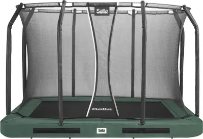 Imagen del producto de Trampolín Salta Premium para suelo, 305x214 cm, color verde