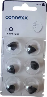 Obrázok produktu pre connexx Eartip 3.0 12 mm Tulip Dome 6-dielny blister fialový silikónový chránič sluchu 10993683
