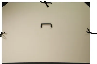 Produktbild von Clairefontaine 3x Zeichenmappe mit 3 Bändern und Griff - Grau 975426C