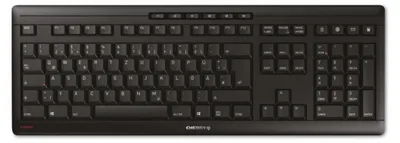 Zdjęcie produktu dla Contour Design Stream Wireless, Pełnowymiarowy (100%), Przewodowy i Bezprzewodowy, RF Bezprzewodowy + USB, QWERTZ, Czarny
