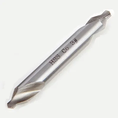 Immagine prodotto di Punta di centraggio, utensili per svasatura conica per tornio, in acciaio HSS, misura 3.15mm
