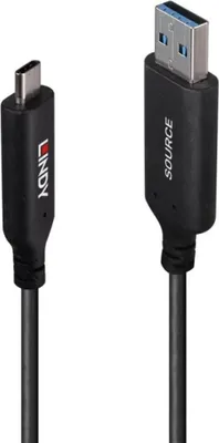 Produktbild von LINDY 10m USB 3.2 Gen 1 Typ A an C Hybridkabel