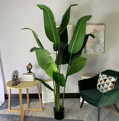 Produktbild von 160cm Künstliche Palme Kunstbaum Kunstpalme Kunstpflanze Zimmerpflanze für Wohnzimmer Balkon