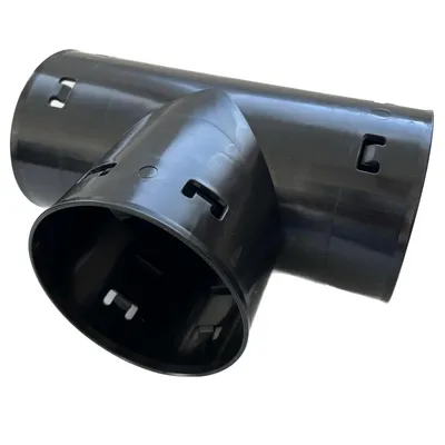 Produktbild von Drainage T Stück DN 80 Dränage Verbinder für Drainagerohr T-Stück Entwässerung