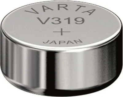 Produktbild von Varta -V319, Einwegbatterie, Siler-Oxid (S), 1,55 V, 1 Stück(e), Hg (Quecksilber), Silber